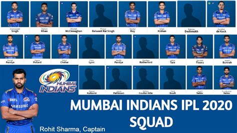 mumbai indians ipl team 2020